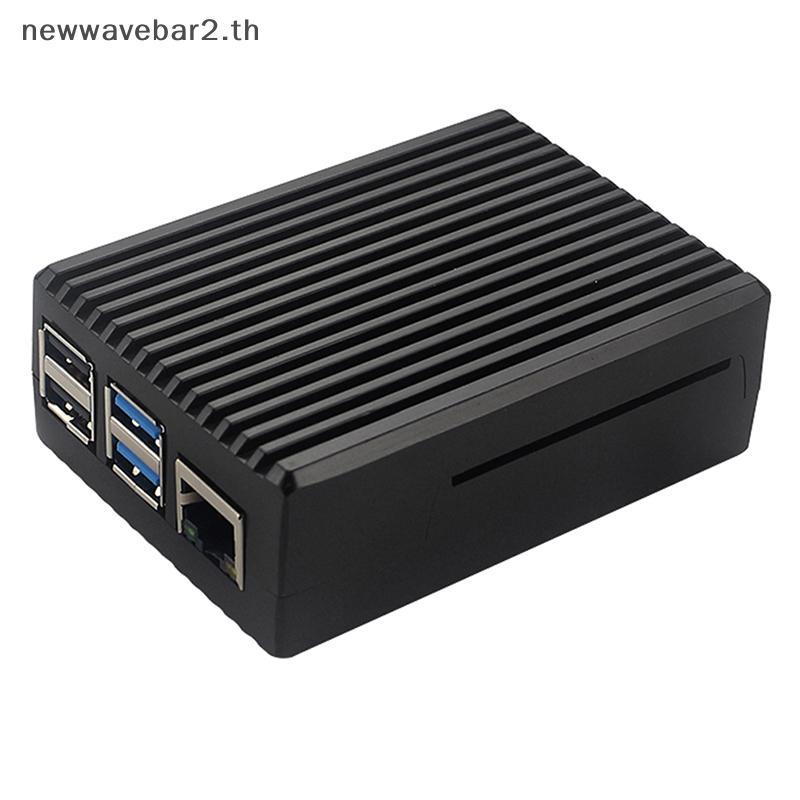 # waveba # For GeeekPi Raspberry Pi 4 CNC Aluminium Case with Fan Heatsinks for Pi 4B .