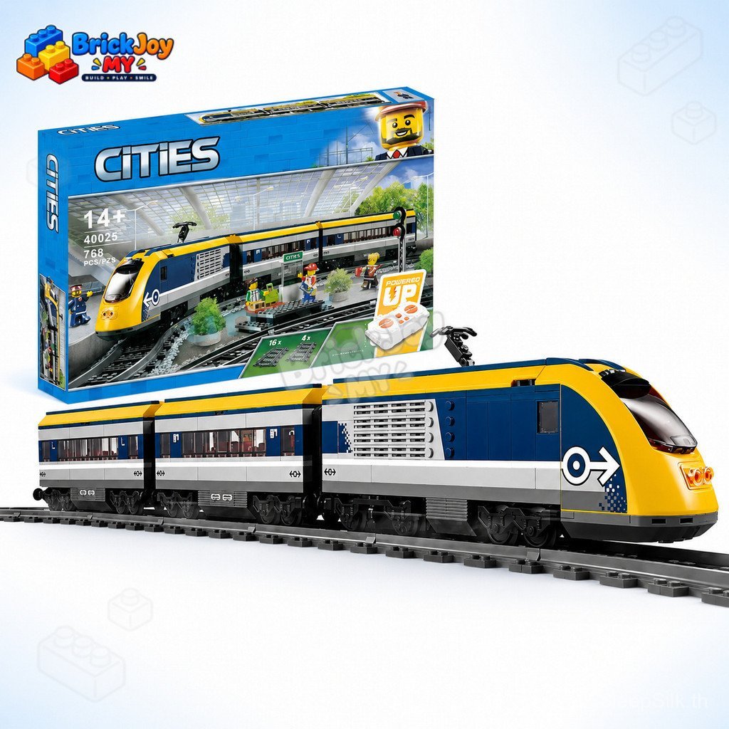 สินค้าพร้อมส่ง 60197 รถไฟโดยสาร ชุดบล็อกตัวต่อเมือง รถไฟอาร์ซี ชุดรถไฟ ทําด้วยตัวเอง ประกอบของเล่นก่