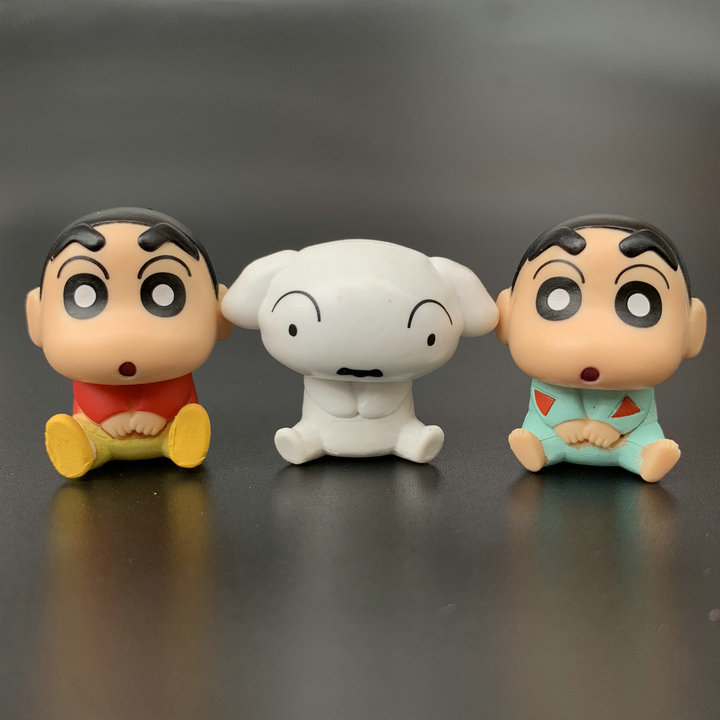 เวอร์ชั่นญี่ปุ่นสินค้าจํานวนมาก Crayon Shin-Chan Shin-Chan Shin-Chan รุ่น Q เครื่องประดับคลิปขนาดเล็