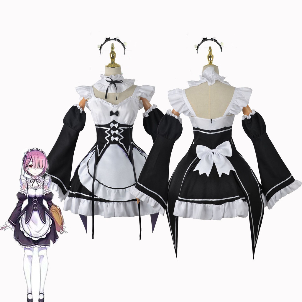 Rem Ram cos Obey Zero-Starting World Life Rem Ram คอสเพลย์เล่นตามบทบาท