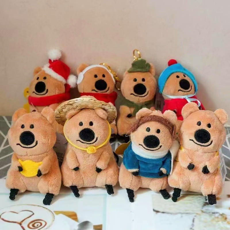 การ์ตูนการ์ตูนเกาหลี Kangaroo Pepper Bear Wombat น่ารัก Koala ตุ๊กตาตุ๊กตาเครื่องประดับขนาดเล็กกระเป