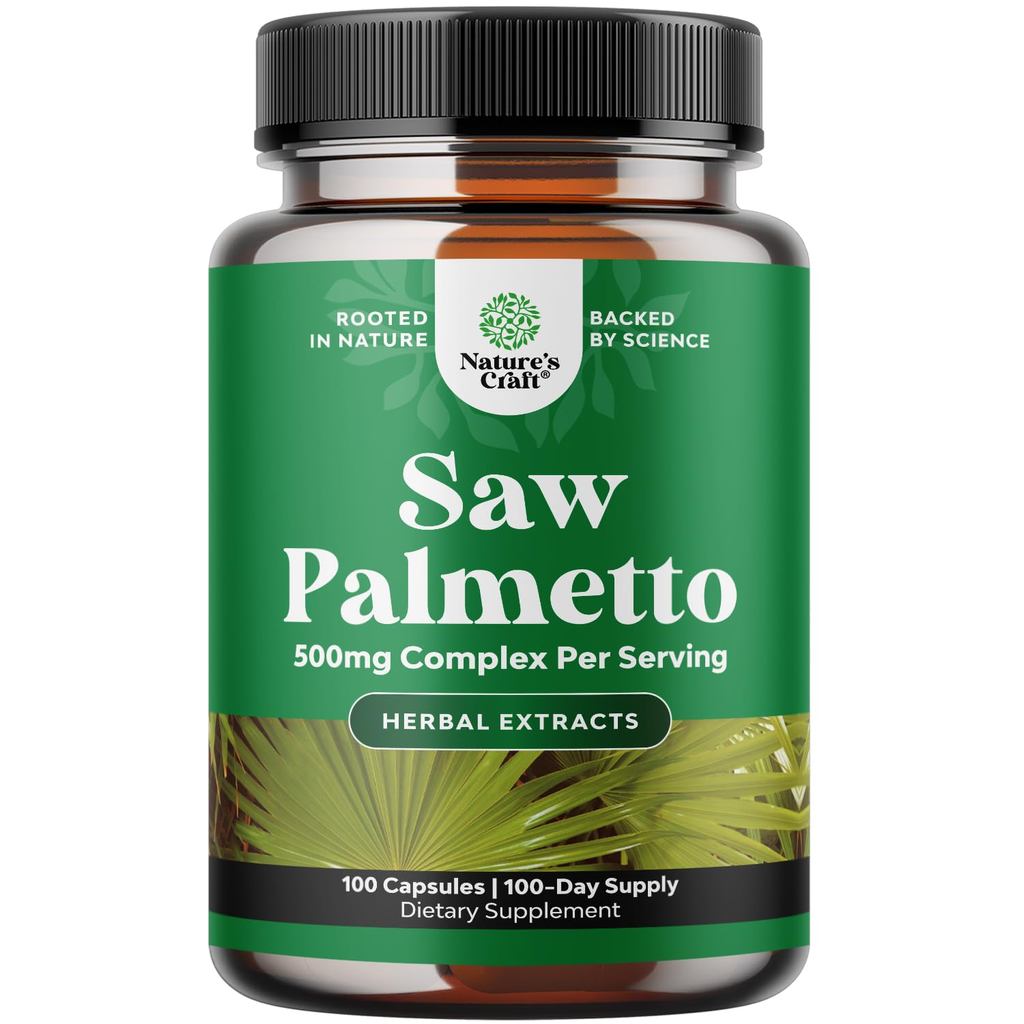 Extra Strength Saw Palm Extract-Premium Herbal Complex, ส่งเสริมสุขภาพผมและปัสสาวะพืช Flavonoids-อาห