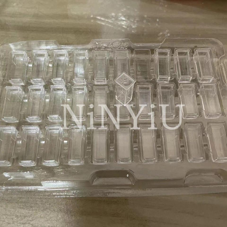 【QJ】90PCS Cuvettes สำหรับ TECOM TC6010 TC6010L TC6030L 6090L TC220 Biochemiical เครื่องวิเคราะห์ TC2