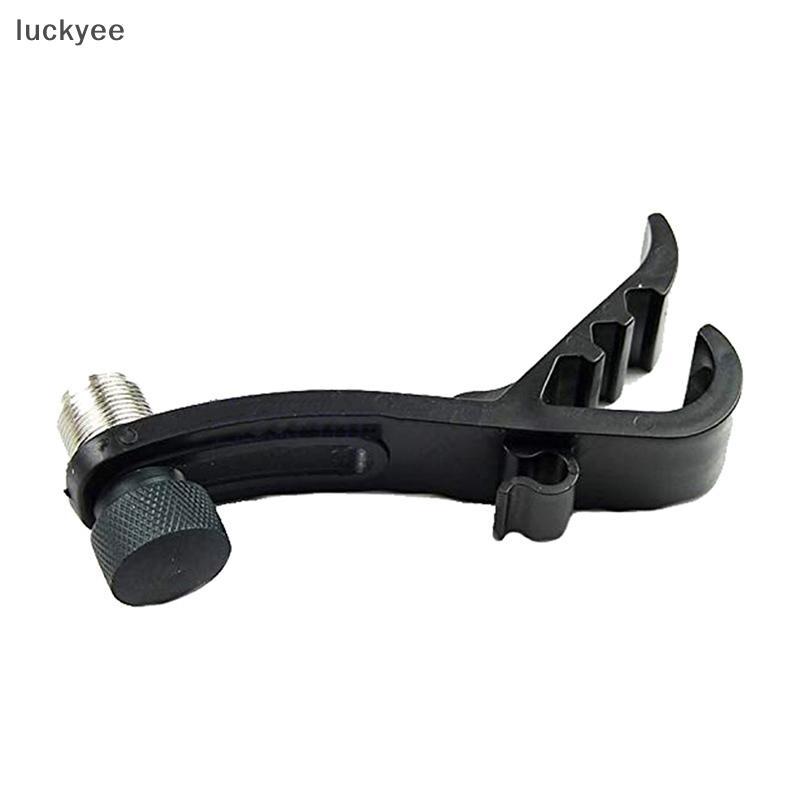 Luckyee Drum Microphone Clips Rim Mount Holder Bla Drum Microphone Shoproof Clip TQ