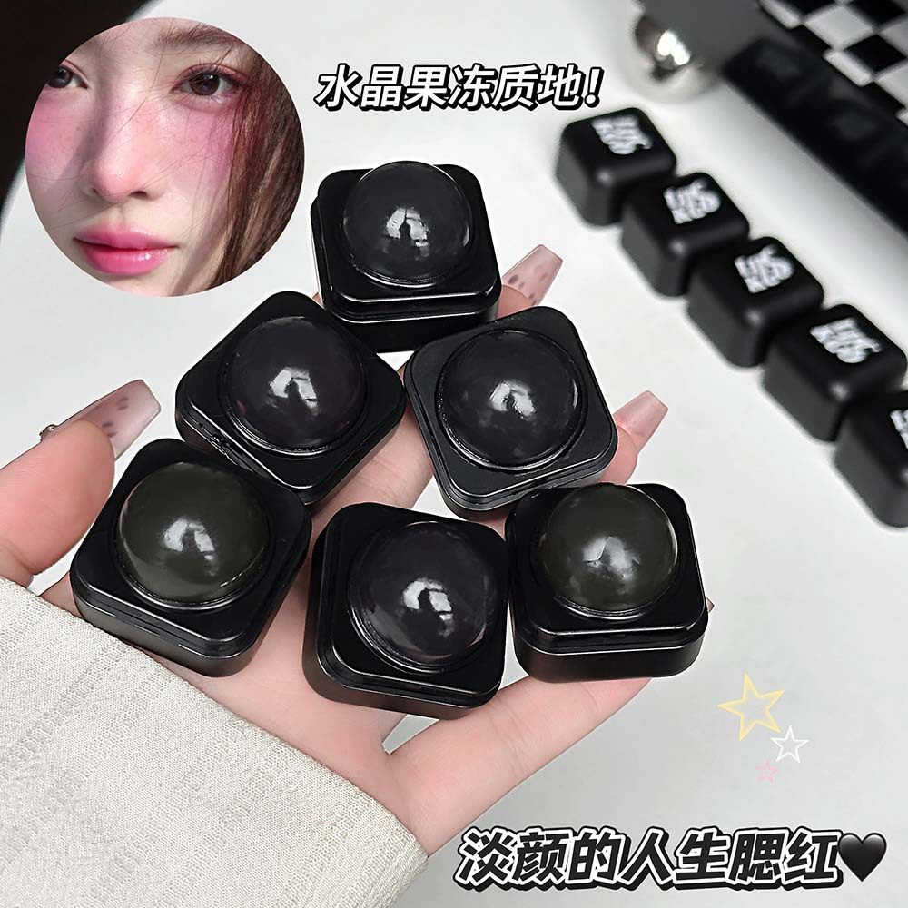 Crystal Jelly Texture Blush Cream Rouge Light Face Life Blush Beauty Lip Cheek Dual-use Blush Cream 