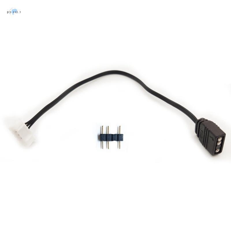 6Pin ถึง 5V ARGB 3Pin สายแปลงสําหรับพัดลมคอนโทรลเลอร์สายเคเบิลอะแดปเตอร์พัดลม