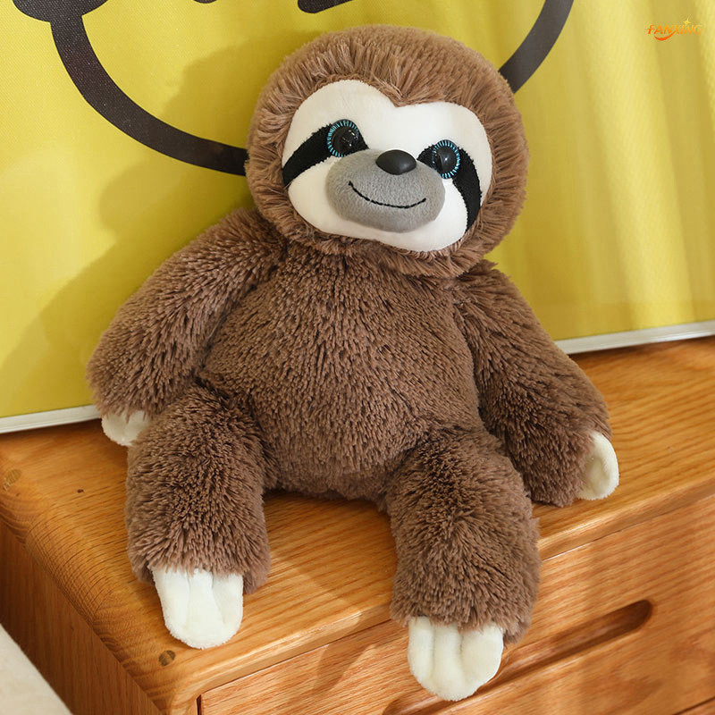 Fanxing Sloth ตุ๊กตาตุ๊กตาของเล่นตุ๊กตาสัตว์ Super Ugly Sloth Ragdoll หมอนนุ่มพิเศษ