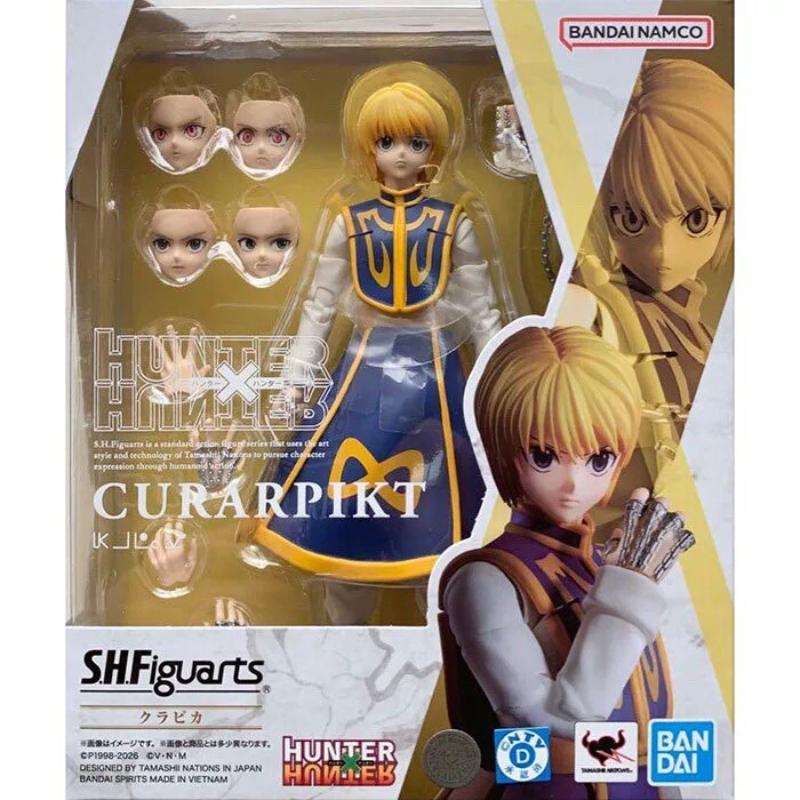 Bandai SHF Full-Time Hunter Kurapika Chain ชาย Crimson Eye Movable รุ่น