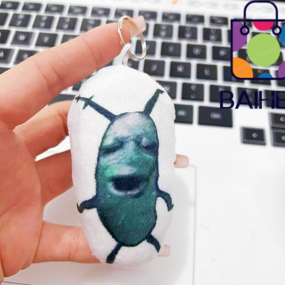พวงกุญแจ BAIHEE, ตลก Meme Cursed Plankton Plush Squeak จี้, Widget 8 ซม.กระเป๋า Charm
