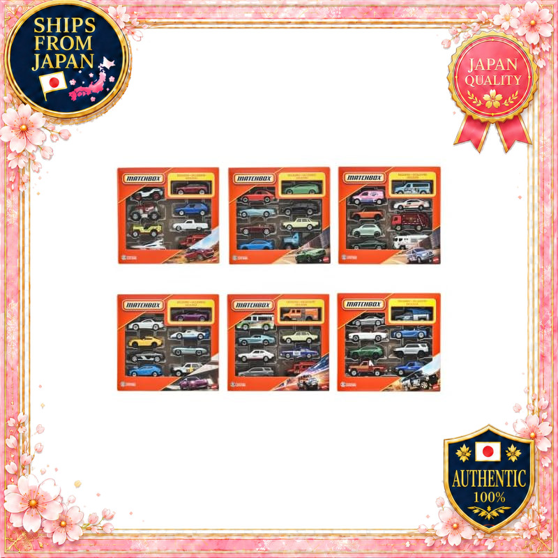 Matchbox 8-Pack Assortment Die-Cast Cars 1:64 Scale 6 Sets 48pcs HVR81-986P