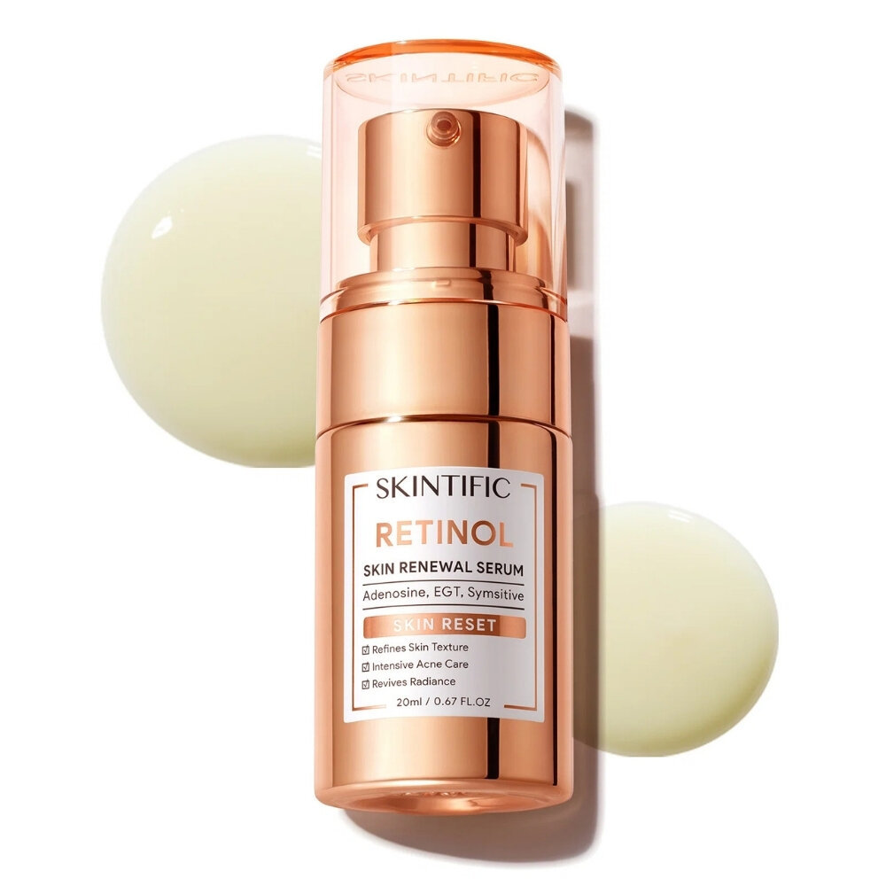 SKINTIFIC สคินทิฟฟิค เรตินอล สคิน รีนิวเวิล เซรั่ม 20 มล. — صورة 5