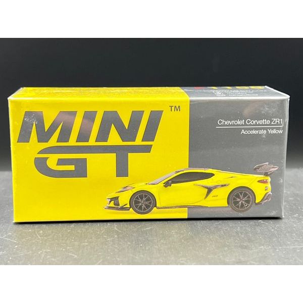 MINIGT Chevrolet Corvette ZR1  Accelerate Yellow