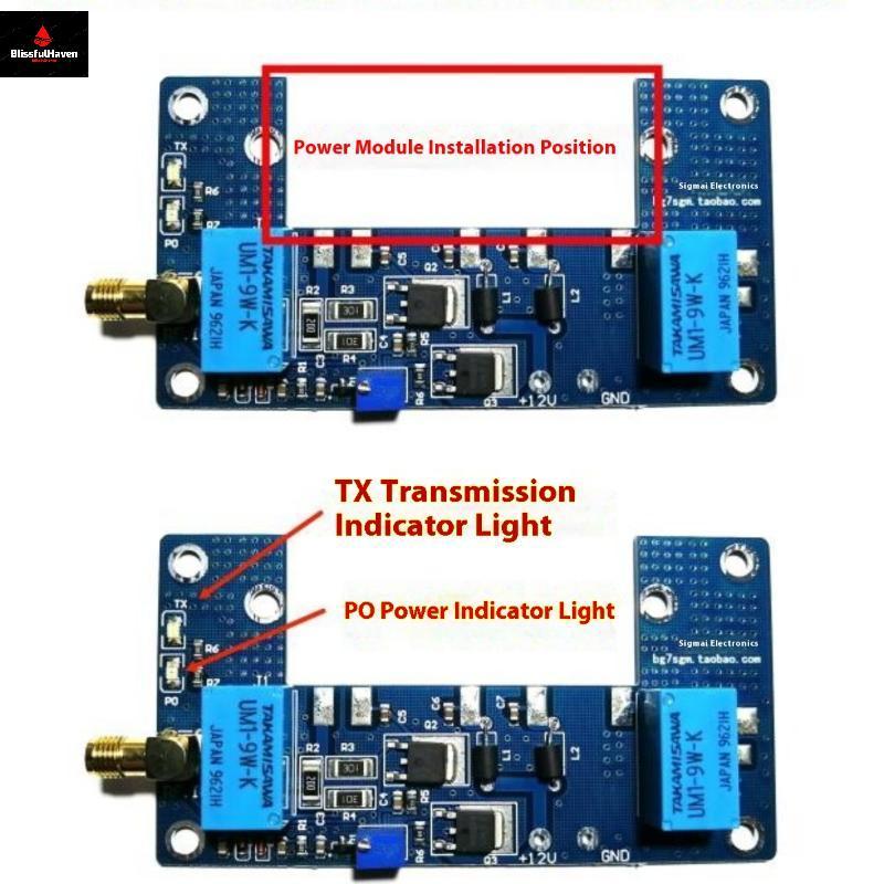 80W UHF VHF RF Power Amplifier Board ชุด 130-170M 400-470M สําหรับ RA30H4047M RA60H4047M Walkie-talk