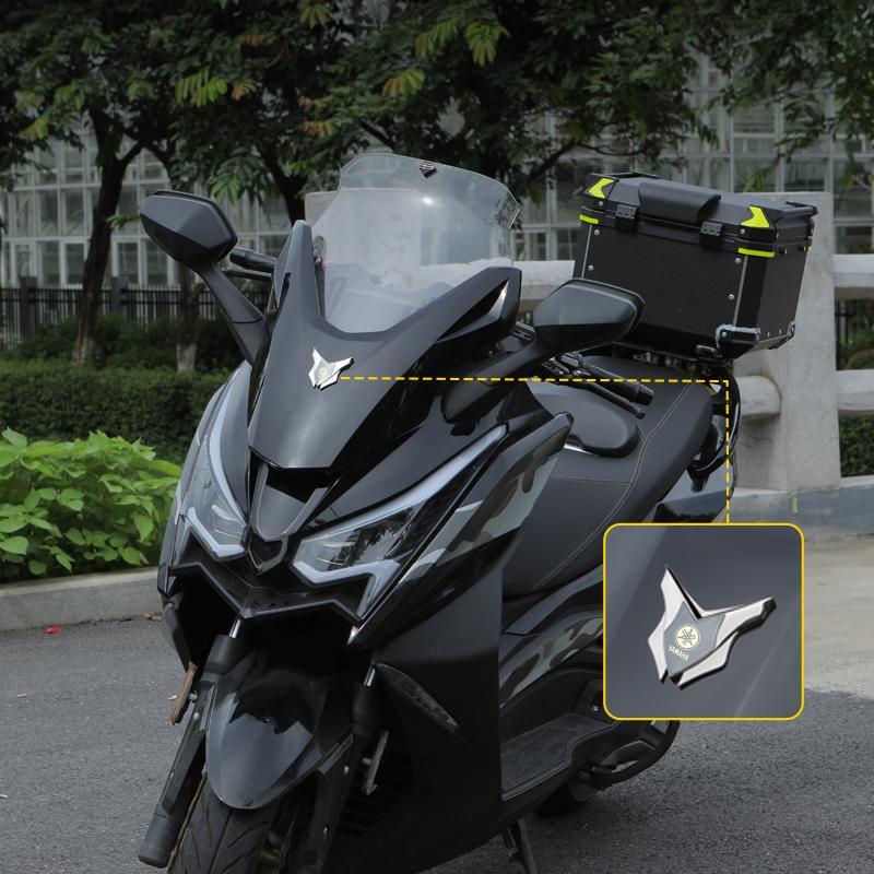 3D โลหะรถจักรยานยนต์สัญลักษณ์ตกแต่งสติกเกอร์ Trim สําหรับ Yamaha NMAX 155 Yamaha Aerox 155 NVX 155 X