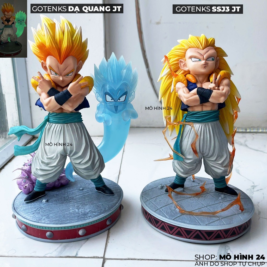 Gotenks JT studio ตัวอักษรของเล่นรุ่น GOTENKS Luminous JT GOTENKS SSJ3 JT 24cm z สินค้าคุณภาพสูงพร้อ