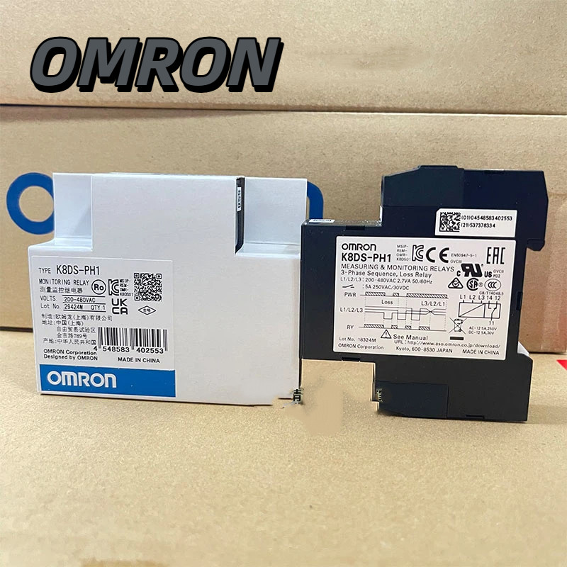 OMRON รีเลย์ป้องกันลําดับเฟส K8DS-PH1-001/K8DS-PM2/PA2/K8AK-PM2/PM1