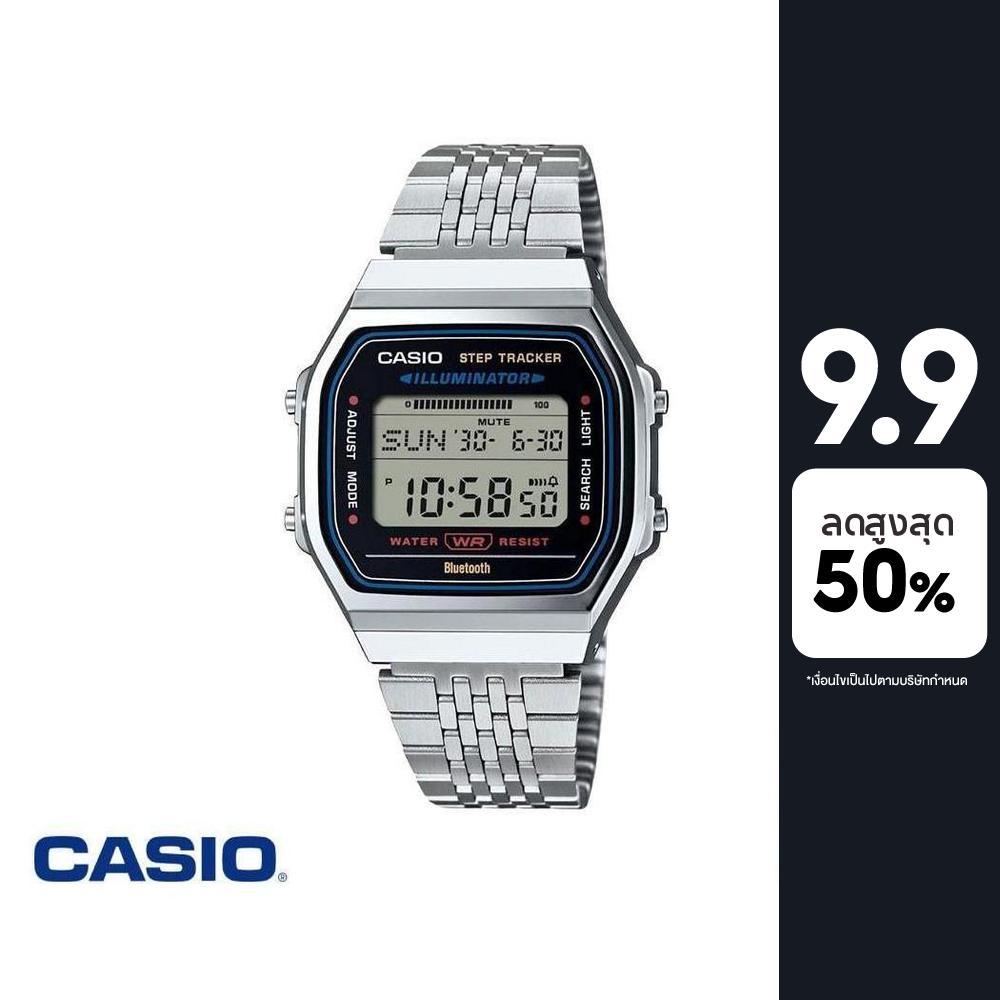 CASIO นาฬิกาข้อมือ CASIO รุ่น ABL-100WE-1ADF สายสเตนเลส สีเงิน