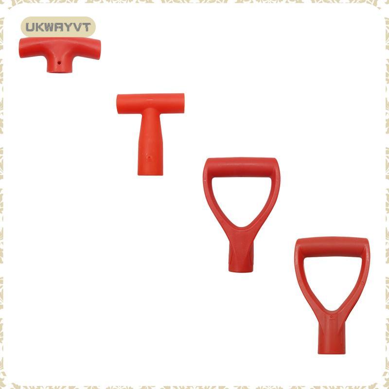 [ukwryvt] Spade Handle Snow, Spade Top Handle Ergonomic PP Red Spade Snow Spade Handle, อุปกรณ์เสริม