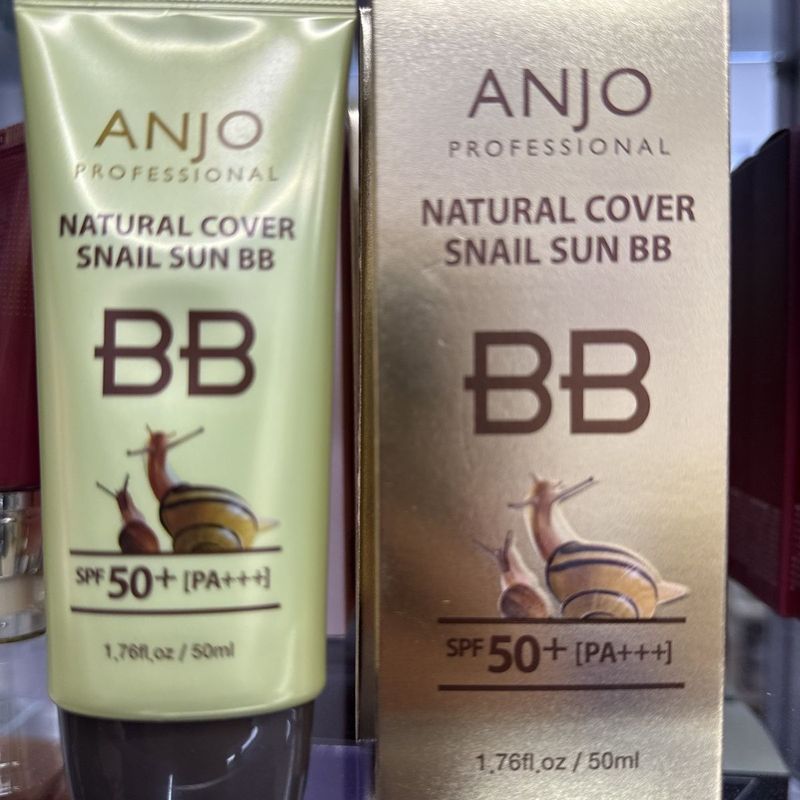เกาหลีเกาหลี ANJO SNAIL BB Cream Moisturizing Natural Pink White 50MLSPF30PA++ 9-9m