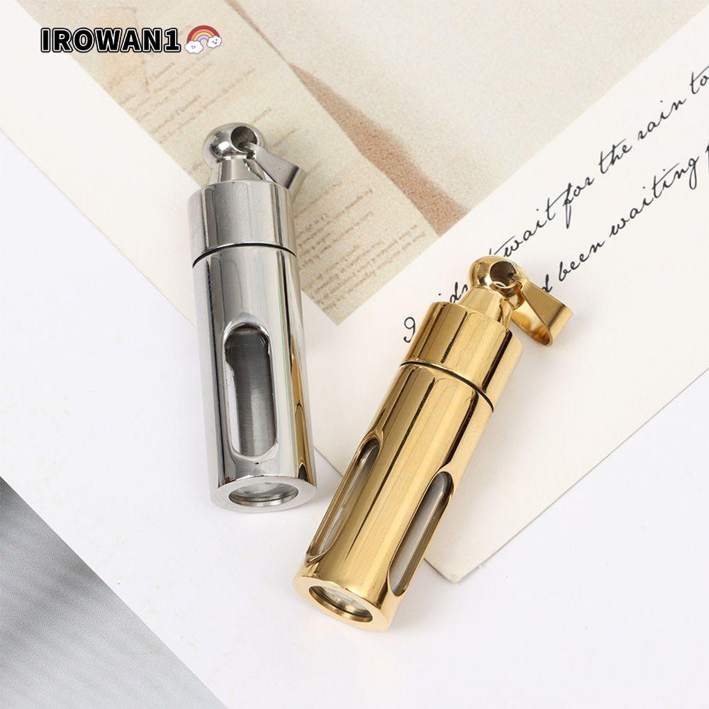 IRWAN1 น้ําหอม Vial จี้อนุสรณ์ของขวัญ DIY สร้อยคอ