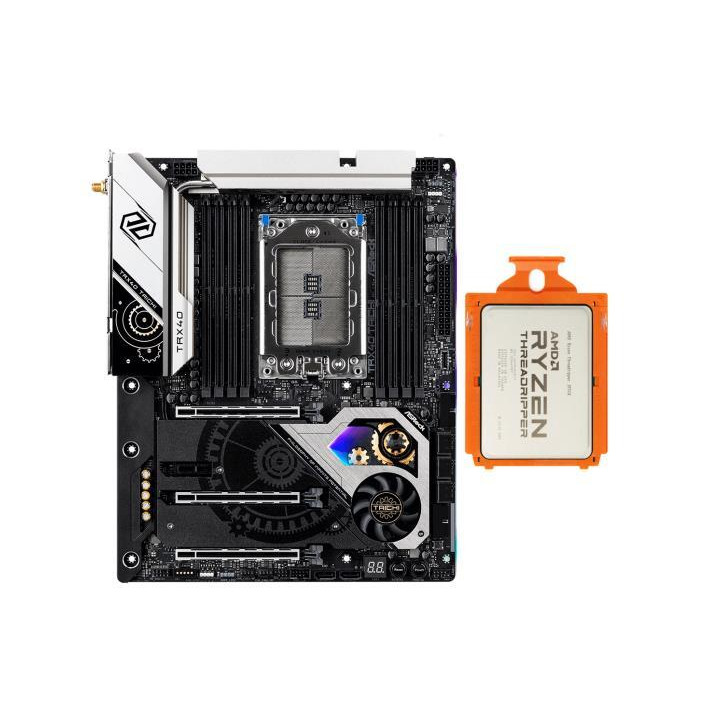 ASRock TRX40 Taichi เมนบอร์ด AMD Ryzen Threadripper 3970X 32 แกน 64 ด้าย 3.7GHz หนึ่งชุด