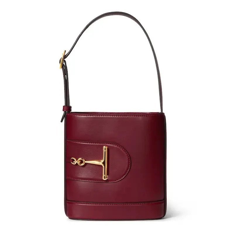 3J0R คลังสินค้าพร้อม G Home Bucket Bag หนังแท้ไหล่ใต้วงแขน Crossbody กระเป๋าถือกระเป๋าหญิงแฟชั่นเรีย