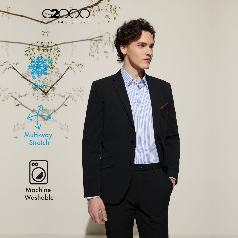 G2000 เสื้อสูทสำหรับผู้ชาย Smart Fit รุ่น 5111317299 BLACK