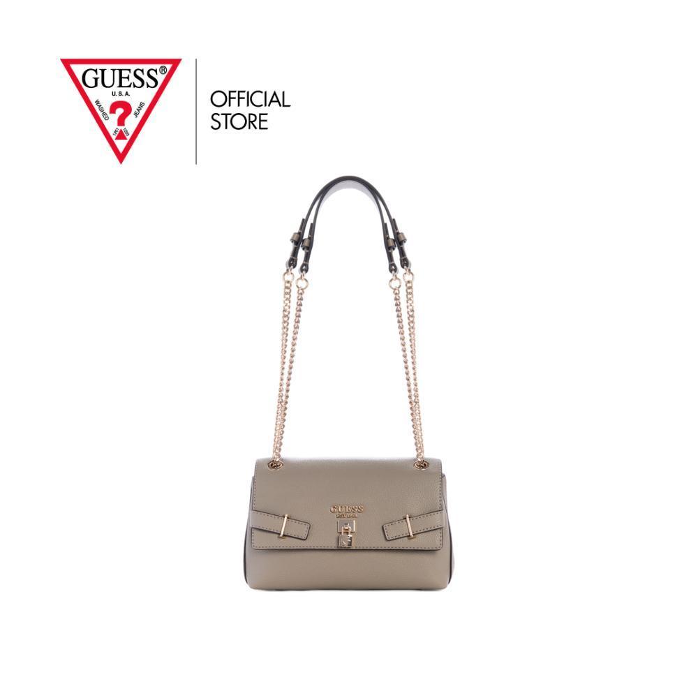 กระเป๋า Guess รุ่น BG783321 YESBA CONVERTIBLE XBODY FLAP สีน้ำตาลอมเทา