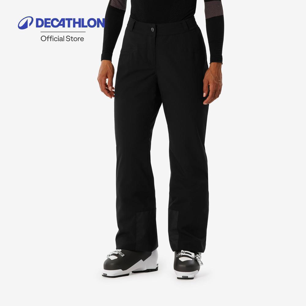 Decathlon Women’S Warm&Comfortable Skiing&Snowboarding Trousers กางเกงสกีและสโนว์บอร์ดขายาวผู้หญิง รุ่น Snb 100 - Black