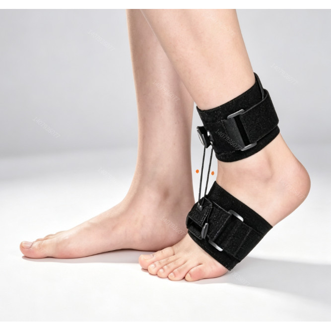 1pcs แยกประเภท Night Splint สําหรับ Plantar Fasciitis ผู้หญิง, ผู้ชาย Knob ปรับเท้า Drop Plantar Fas