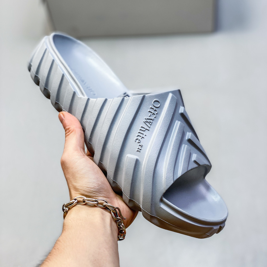 OFF-WHITE Discovery Series รองเท้าแตะ EVA สไตล์ผู้ชายใหม่