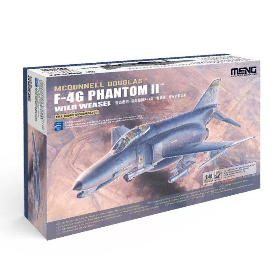 1/48 McDonnell Douglas F-4G Phantom II Wild Weasel Kit ขายพิเศษ! | MENG LS-015