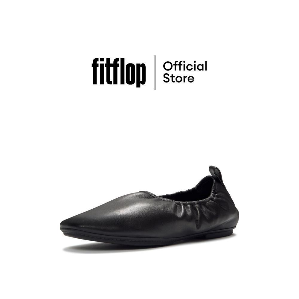 FITFLOP DELICATO POISE BALLERINAS รองเท้าทรงบัลเล่ต์ผู้หญิง รุ่น AAC-090 สี BLACK