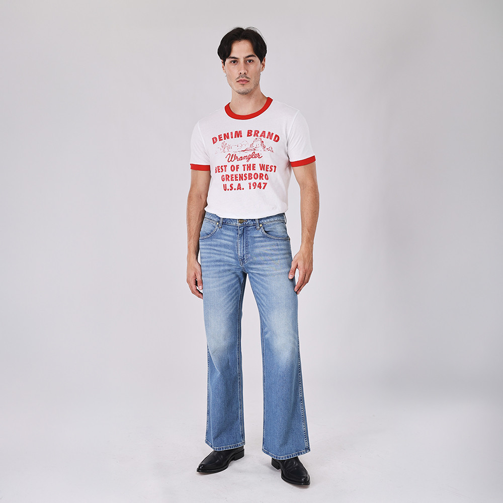 رانجلر تيشيرت Beyond Denim ـ رجالي أبيض — صورة 5