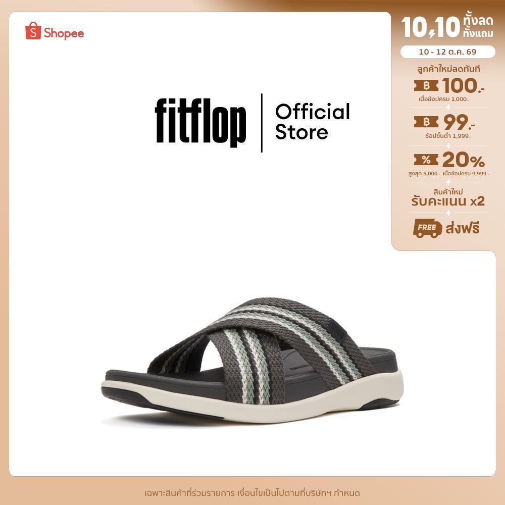 FITFLOP صندل رجالي F-Mode Go منسوج — فحمي — صورة 2