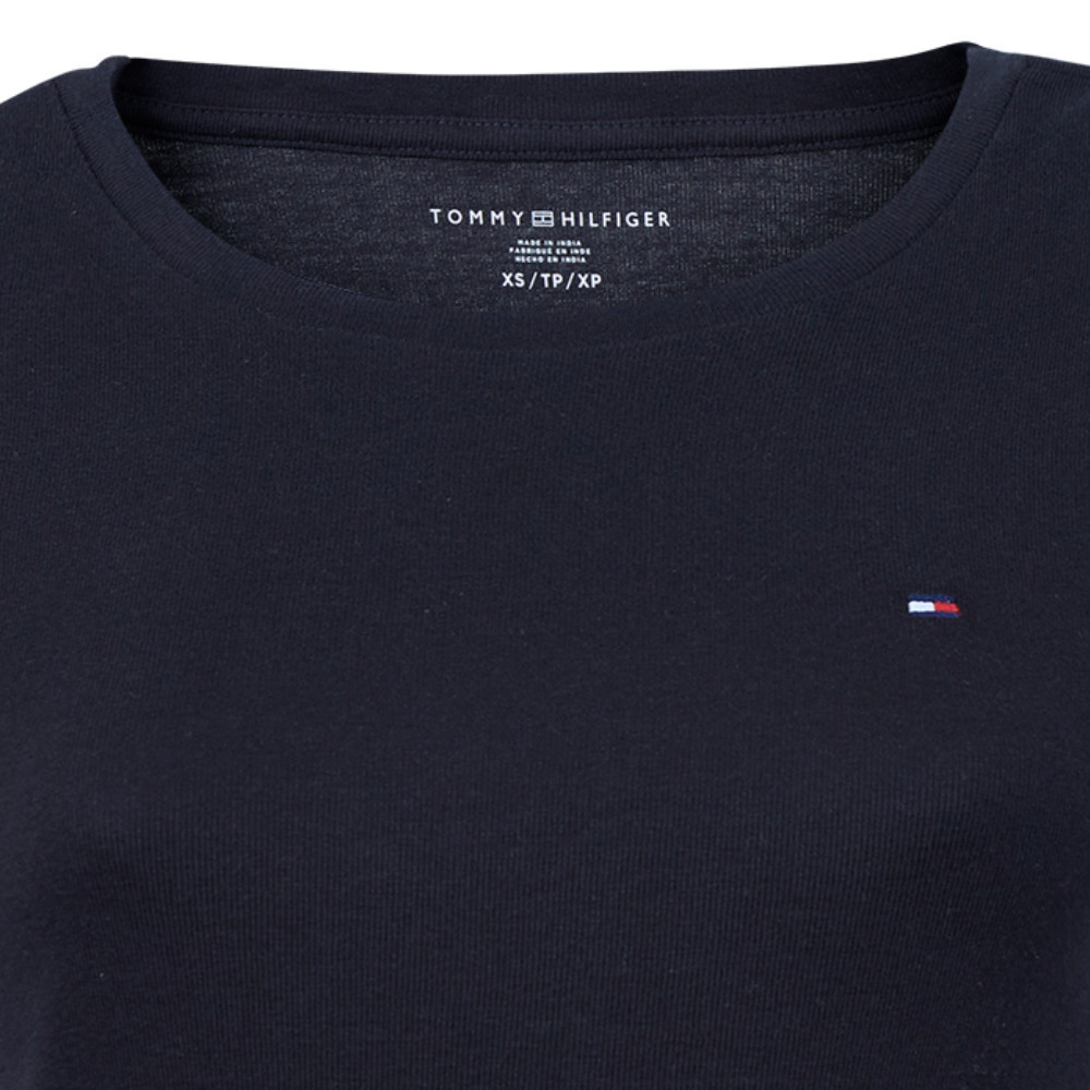 [Special Collection] Tommy Hilfiger เสื้อยืด ผู้หญิง รุ่น 76J4869 BDS - สีดำ — صورة 4