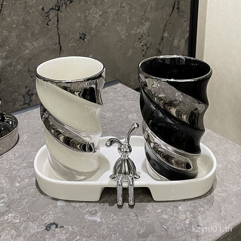 ราคาที่น่าทึ่งน้ํายาบ้วนปากถ้วยแปรงสีฟันถ้วยฟันในครัวเรือนถ้วยแปรงสีฟันมูลค่าสูงถ้วยแปรงสีฟันคู่เซรา