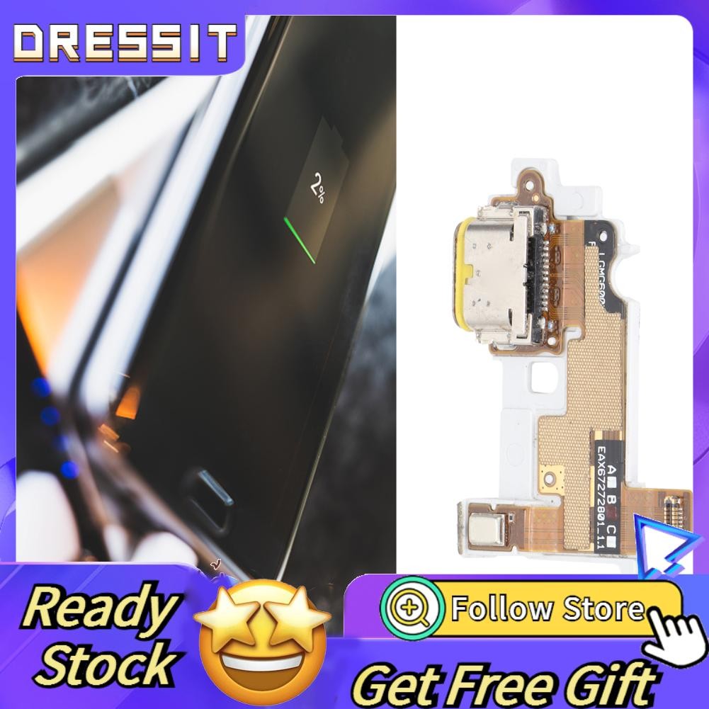Dressit-th PCB Board Dock Dock Flex Cable การเปลี่ยนสายเคเบิล USB ที่ยอดเยี่ยมเครื่องเชื่อมต่อพอร์ตพ