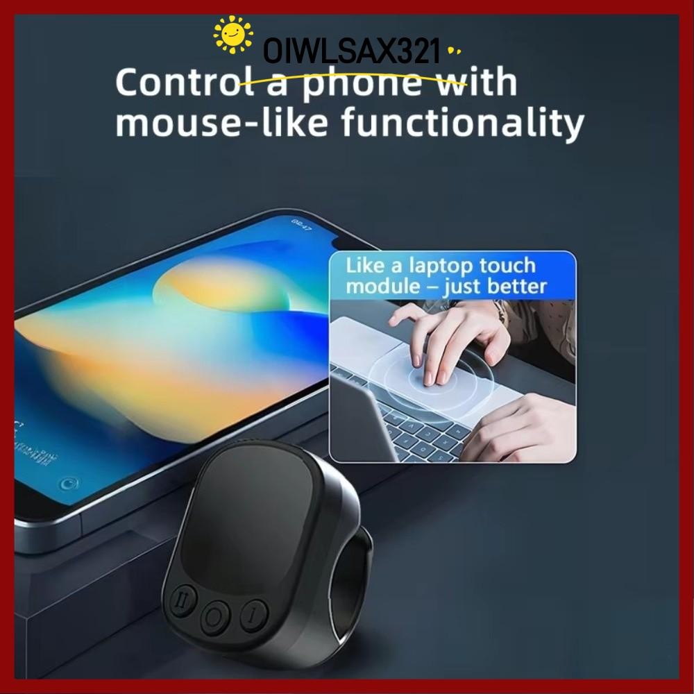 OIWLSAX321 รีโมทวงแหวนบลูทูธ, การควบคุมการเล่นเพลง ฟังก์ชั่นเลื่อน Touchscreen Controller, หน้าเปลี่