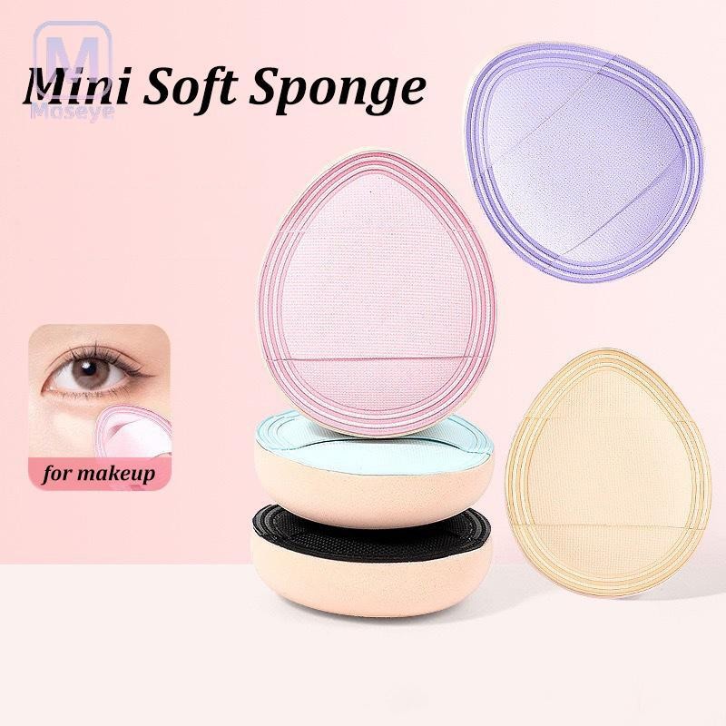 Tianyuanfff 1/3pcs Mini Finger Powder Puff Thicken Air Cushion คอนซีลเลอร์ Blusher แต่งหน้านุ่มฟองน้