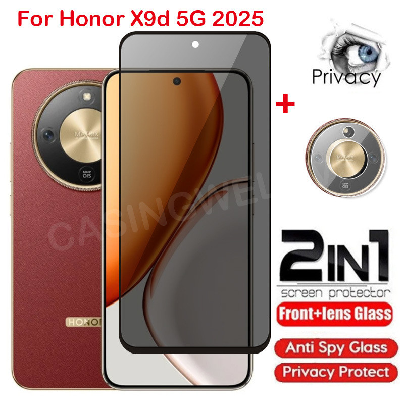 ป้องกันหน้าจอสําหรับ Honor X9d X9c สมาร์ท X9 X9A X9B X9C 5G 2025 กระจกนิรภัยส่วนตัว Anti-Spy คลุมทั้งหมดป้องกันหน้าจอ Anti Peek ฟิล์มความเป็นส่วนตัว