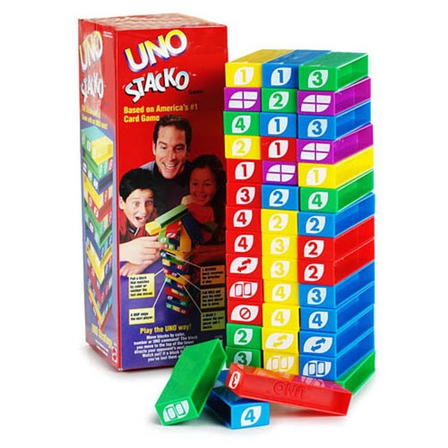 เกมส์ตึกถล่ม Uno stacko