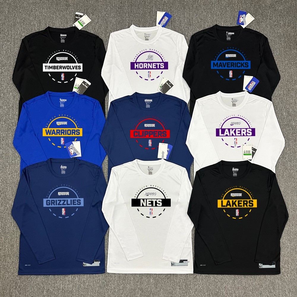เสื้อยืดแขนยาวแห้งเร็ว James Curry สำหรับฝึกซ้อมบาสเกตบอล ฤดูกาล 2526