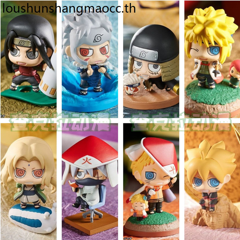 Naruto Past Dynasties Naruto Figures Naruto ยุง Coil Eye รุ่น Q ตุ๊กตาชุดระเบิดที่สามรุ่นเสริม