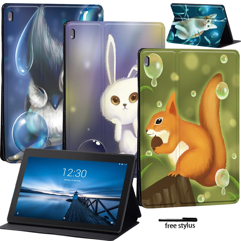 กรณีแท็บเล็ตสําหรับ Lenovo Tab Tab M10 10.1 นิ้ว M7 M8/e10 Tb-x104f/m10 Plus Tb-x606f/tb-x606x606x 1