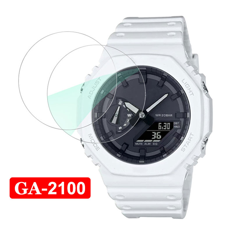 ฟิล์มกันรอยหน้าจอนาฬิกาความละเอียดสูง 1/2 ชิ้น ​​สําหรับ Casio G-Shock GA-2100​ GA2110 GA2200 ฟิล์มก