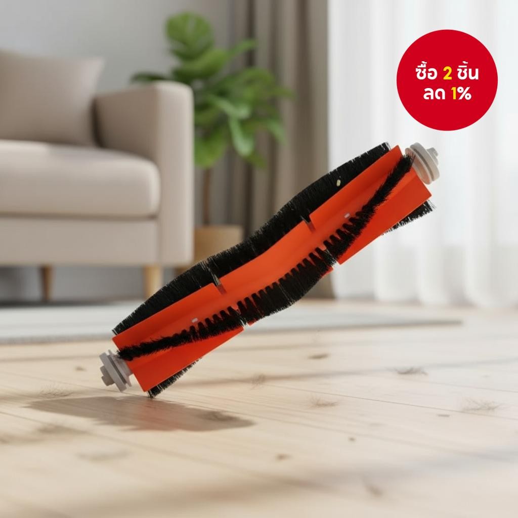 แปรงลูกกลิ้งเปลี่ยนสําหรับหุ่นยนต์ดูดฝุ่น Xiaomi สําหรับรุ่น X10+, X20+, S10+, Mijia 1C 1T 2C STYTJ0