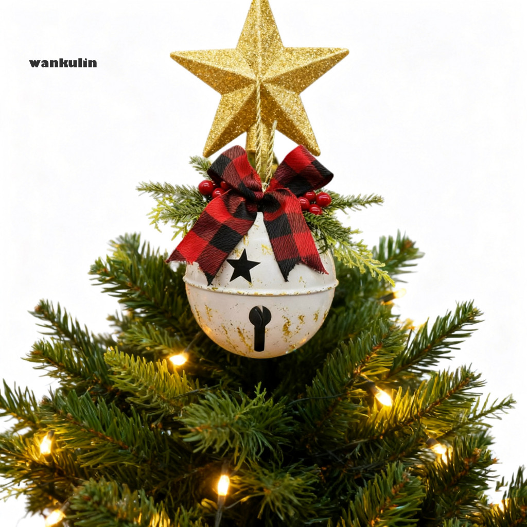 คริสต์มาส Jingle Bell Decor ประณีตวันหยุด Bell ชนบทคริสต์มาส Jingle Bell เครื่องประดับเข็มสน Berries