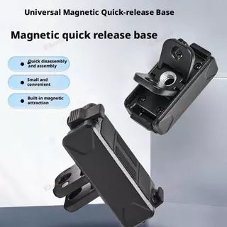 อะแดปเตอร์แม่เหล็กสําหรับ DJI OSMO Action6 NANO Osmo360 Action 6 5 Pro พับ Quick Release Mount ฐานสําหรับ DJI Action 4 3 5Pro กล้องขยายอุปกรณ์เสริม