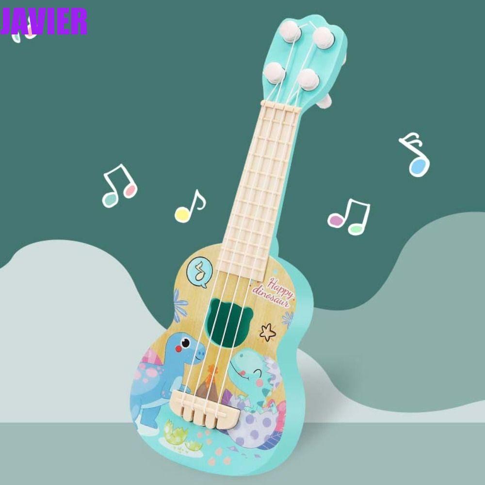 JAVIER จําลอง Ukulele ของเล่น,การ์ตูนสัตว์สายไนลอน Ukulele กีตาร์ของเล่น,โรงเรียนเกม Playable ปรับ String Knob กีตาร์ขนาดเล็กคลาสสิกของเด็กเล่น